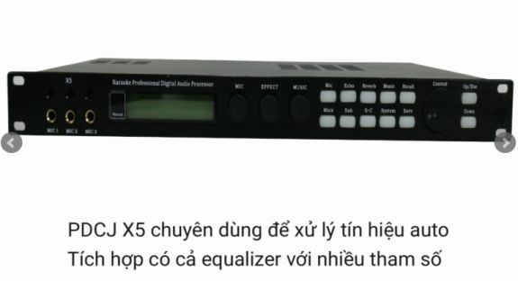 Bán mixer karaoke PDCJ X5 - giá rẻ, chuẩn zin 100%