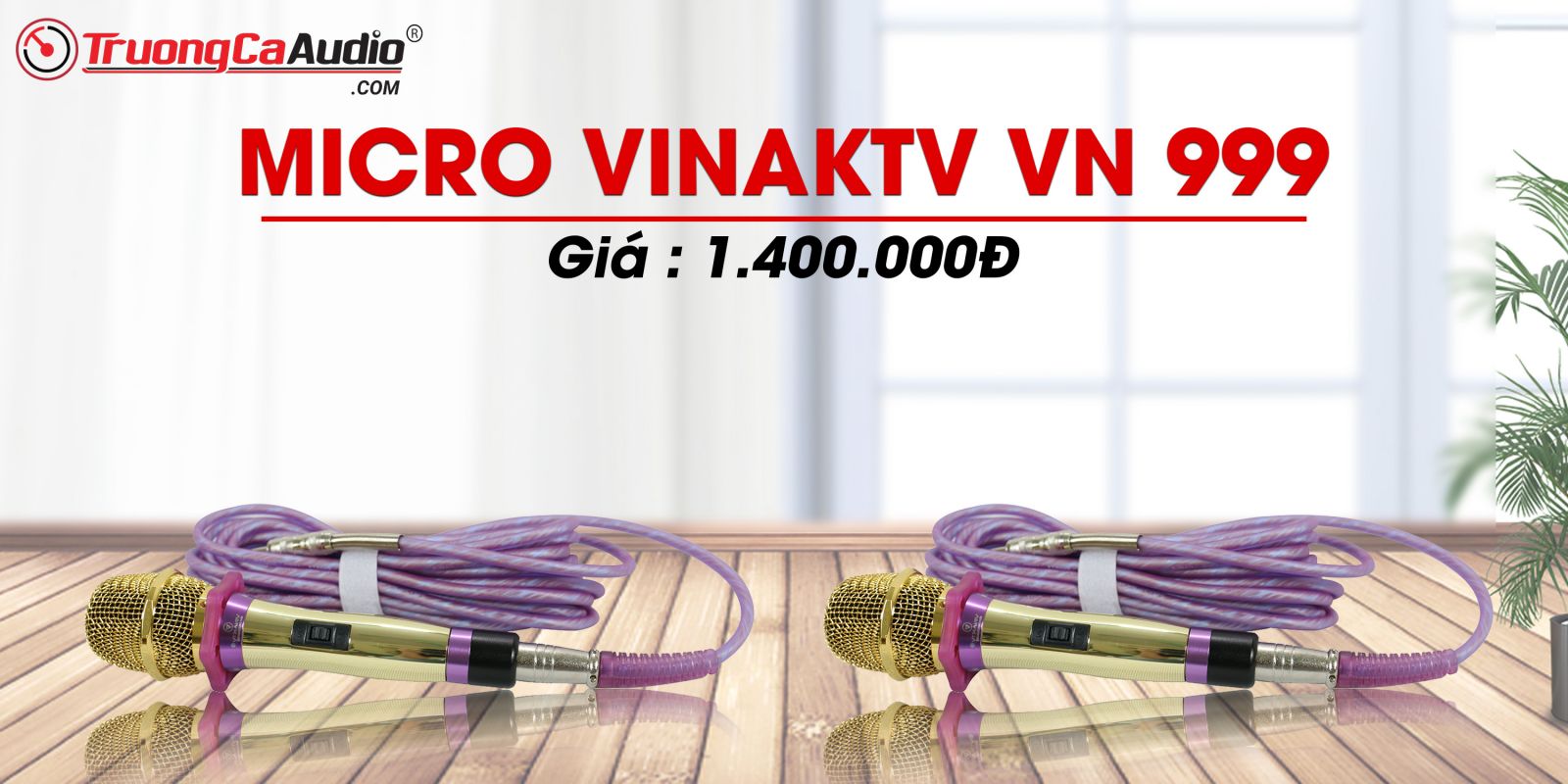 Micro có dây VinaKTV VN 999
